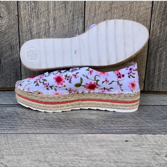 Guess Espardrille Vintage hemp wedge style sneakers - Picture 6 of 8